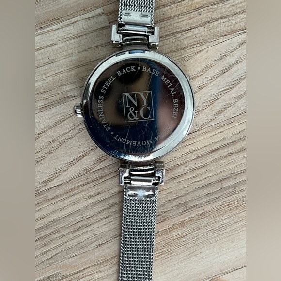 NY&C Ladies Watch Crystals Stainless Bracelet, Dial, Hands - Picture 7 of 11
